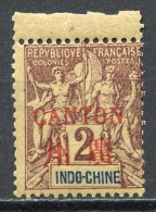 Réf 80 > CANTON < N° 2 * Neuf Ch - MH * - - Unused Stamps