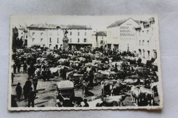 Cpsm 1954, Châteauneuf De Randon, La Foire, Lozère 48 - Chateauneuf De Randon