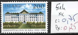 ISLANDE 514 ** Côte 0.75 € - Unused Stamps