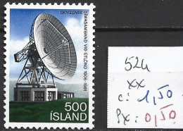 ISLANDE 524 ** Côte 1.50 € - Neufs