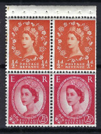 GRANDE BRETAGNE  Ca.1955: Bloc De 4 BDF Neufs** - Unused Stamps