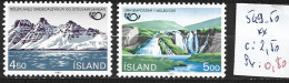 ISLANDE 549-50 ** Côte 2.50 € - Nuevos