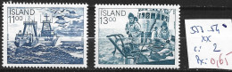 ISLANDE 553-54 ** Côte 2 € - Ungebraucht