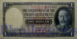 STRAITS SETTLEMENTS 1 DOLLAR 1935 PICK 16b VF - Sonstige – Asien