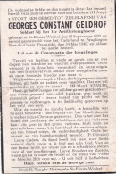 Oorlog 40 45 Gesneuveld GELDHOF Georges ° St Eloois Winkel 15.09.1920 + Peupelingies Fr  24.05.1940 - Religion & Esotérisme