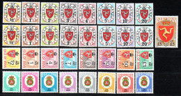 2422. UK.MAN 5 MNH POSTAGE DUE SETS LOT - Man (Ile De)