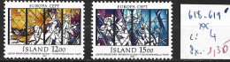 ISLANDE 618-19 ** Côte 4 € - 1987