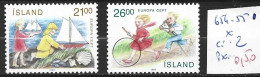 ISLANDE 654-55 ** Côte 2 € - Ungebraucht