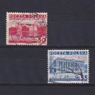 POLAND 1936, Sc# 306-307, Gordon—Bennett Intl. Balloon Race, Used - Used Stamps
