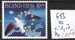 ISLANDE 683 ** Côte 1.50 € - Unused Stamps