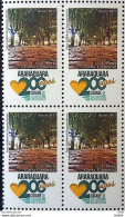 C 3704 Brazil Stamp 200 Years Of Araraquara 2017 Block Of 4 - Covers & Documents