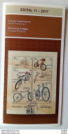 Brochure Brazil Edital 2017 11 Antique Bicycles Without Stamp - Cartas & Documentos