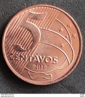 Brazil Coin 2017 5 Centavos De Real UNC 1 - Brasil