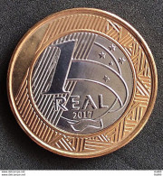 Brazil Coin 2017 1 Real UNC 1 - Brazilië