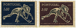 69267 MNH PORTUGAL 1952 8 CAMPEONATOS DEL MUNDO DE HOCKEY SOBRE PATINES EN OPORTO - Otros & Sin Clasificación