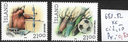 ISLANDE 681-82 ** Côte 2.50 € - Ongebruikt