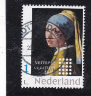 Nederland Pays Bas 2023,  Girl With A Pearl Earring VERMEER Uitgave Vermeercentrum Delft Used - Sellos Privados