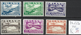 ISLANDE PA 15 à 20 ** Côte 55 € - Airmail
