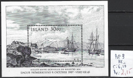 ISLANDE BF 9 ** Côte 6.50 € - Blocks & Sheetlets