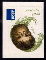 Australia 2013 Bush Babies  $2.60 Echidna Self-adhesive MNH - Neufs