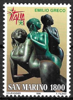SAN MARINO - 1998 - ITALIA 98 - SCULTURA GRECO - NUOVA MNH** ( YVERT 1596 - MICHEL 1805  - SS 1648) - Nuevos