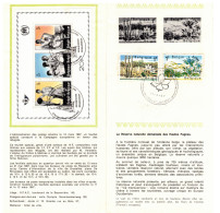 BELGIQUE     1967   N° 1408/12    Campagne Européenne Réfugiés Et Conservation Nature   Oblitération 1er Jour (prévente) - Dépliants De La Poste