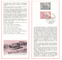BELGIQUE     1967       N° 1413     Journée Du Timbre   Oblitération 1er Jour (Prévente) - Dépliants De La Poste