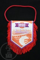 Sport Advertising  Cloth Pennant/ Flag/ Fanion Of MSB Le Mans Sarthe Basket Team - Kleding, Souvenirs & Andere