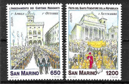 SAN MARINO - 1998 - EUROPA - SERIE 2 VALORI - NUOVA MNH** ( YVERT 1563\4 - MICHEL 1774\5 -SS 1613\4) - Neufs