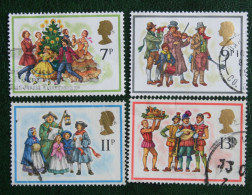 Natale Weihnachten Xmas Noel Kerst (Mi 777-780) 1978 Used Gebruikt Oblitere ENGLAND GRANDE-BRETAGNE GB GREAT BRITAIN - Used Stamps