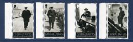 Gibraltar, **, Yv, Mi, 1675, 1676, 1677, 1678, SG 1634, 1635, 1636, 1637,  Sir Winston Churchill, - Gibraltar