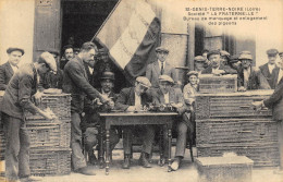 CPA 42 ST GENIS TERRE NOIRE SOCIETE LA FRATERNELLE BUREAU DE MARQUAGE ET ENLOGEMENT DES PIGEONS Rare - Other & Unclassified