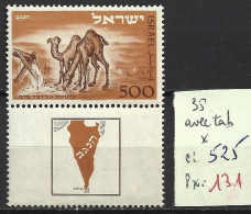 ISRAEL 35 * Côte 525 € - Unused Stamps (with Tabs)