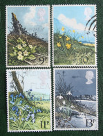 Wild Flowers Fleur Blumen (Mi 785-788) 1979 Used Gebruikt Oblitere ENGLAND GRANDE-BRETAGNE GB GREAT BRITAIN - Gebraucht