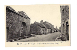 Aspect Des Villages.Rue D'un Village Condruzien.Ocquier. - Clavier