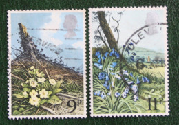 Wild Flowers Fleur Blumen (Mi 785-786) 1979 Used Gebruikt Oblitere ENGLAND GRANDE-BRETAGNE GB GREAT BRITAIN - Used Stamps