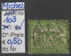 1921 - NIEDERLANDE - SM "Flugpostmarke - Möwe Im Flug" 15 C Grün - O Gestempelt - S. Scan (103o Nl) - Used Stamps