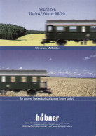 Catalogue HÜBNER 1998/99  Neuheiten Herbst/Winter - Spur 1  1:32 - German