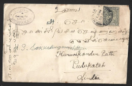 Malaya Pahang Stamps On Cover From Mentakab TO India  (B87) - Pahang