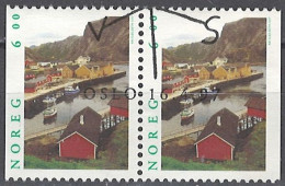 Norwegen Norway 1997. Mi.Nr. 1248 Dl/Dr Pair, Used O - Gebruikt