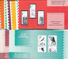 ISRAEL 1993 COMPLETE YEAR SET OF POSTAL SERVICE BULLETINS - MINT - Covers & Documents