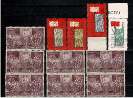 POLSKA  1939 LOT** 1962 &  - XXV Della Legione Polacca - Maresciallo Pilsudski - 25 (11 Stamps) - Unused Stamps