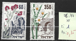 ISRAEL 76-77 ** Côte 1 € - Unused Stamps (without Tabs)