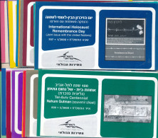 ISRAEL 2008 COMPLETE YEAR SET OF POSTAL SERVICE BULLETINS - MINT - Covers & Documents
