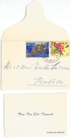 Belgisch Congo Belgie Visit Card Open CV Nya-lukemba 4jan1960 Local Mail To Bukavu - Cartas & Documentos