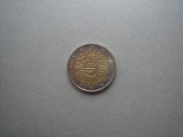 Portugal, 2 Euro, 10 Ans De L'Euro, 2012, Lisbonne - Portogallo