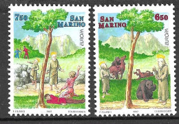 SAN MARINO - 1997 - EUROPA - SERIE 2 VALORI - NUOVO MNH** ( YVERT 1497\8 - MICHEL 1713\4 -SS 1556\7) - Nuevos