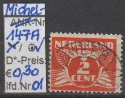 1924 - NIEDERLANDE - FM/DM "Fliegende Taube" 2 C Orange - O Gestempelt - S. Scan (147Ao 01-03 Nl) - Usati
