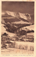 FRANCE - Megève - Le Bourg - Vue Générale - Au Fond Mont Joly (2527 M) - Carte Postale Ancienne - Megève