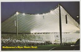 Australia VICTORIA VIC Myer Music Bowl Stage MELBOURNE Stewart SV035 Postcard C1980s - Melbourne